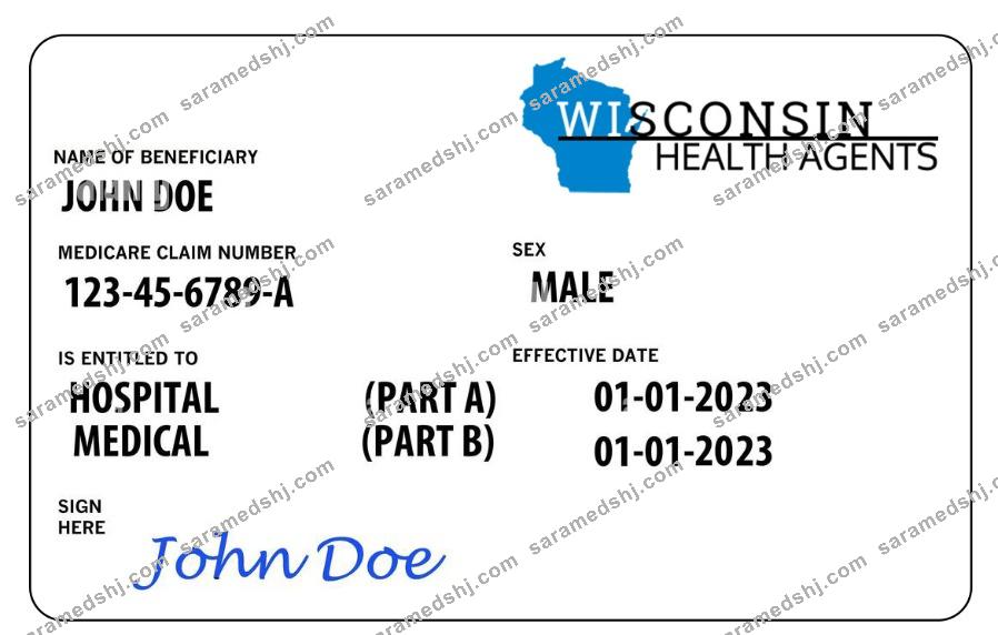 Wisconsin health insurance card